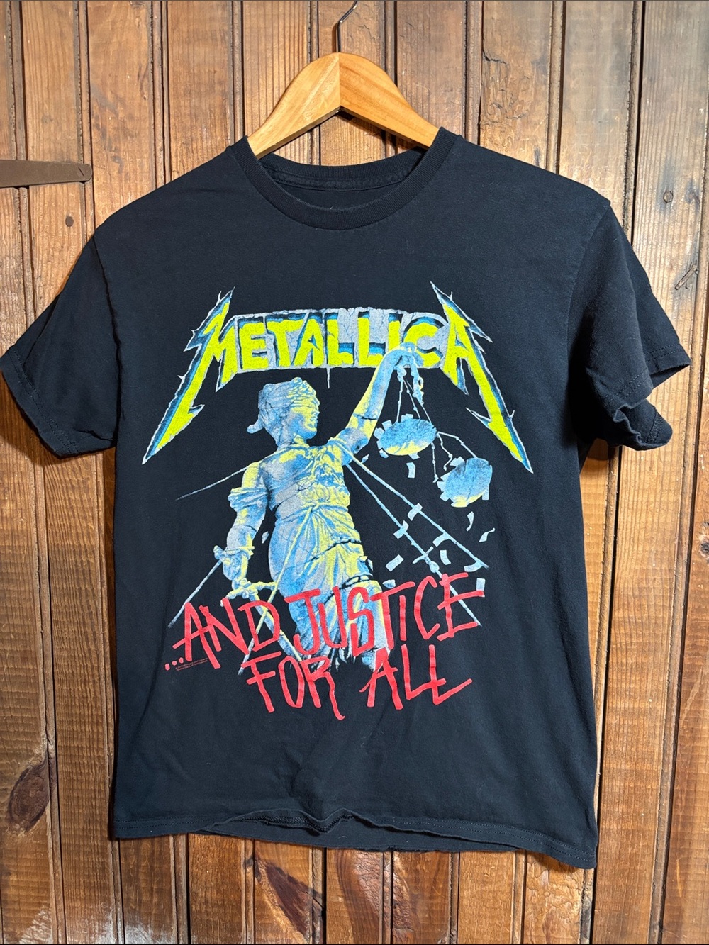 Metallica'...And Justice for All' Graphic Tee - Black